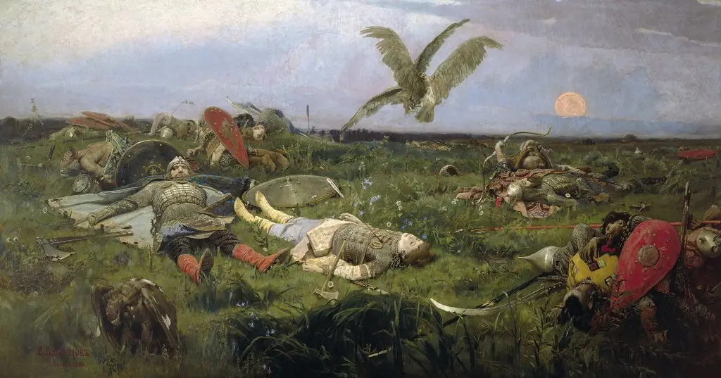 After prince Igor’s battle, by Viktor Vasnetsov
