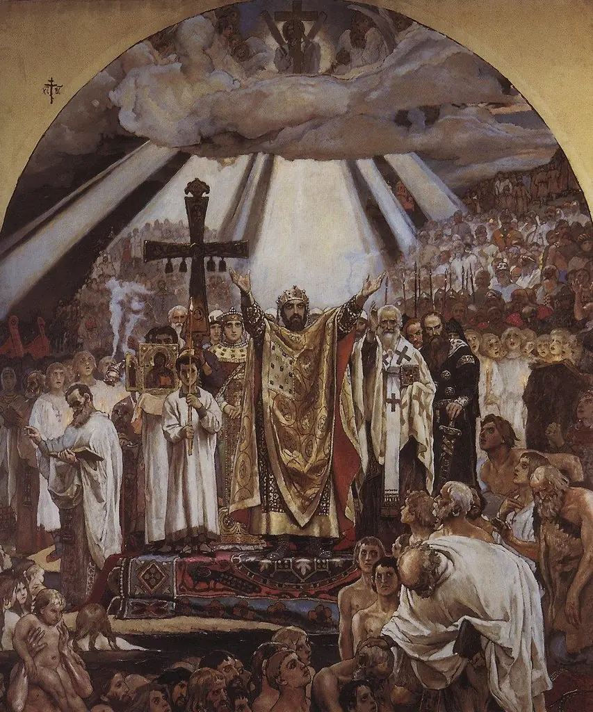 Christianization of Rus, by Viktor Vasnetsov