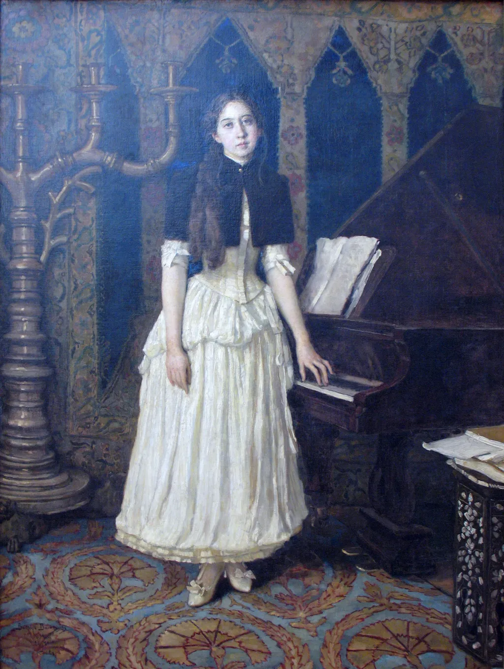 Portrait von E.A. Prakhova, by Viktor Vasnetsov, unspecified, 1898