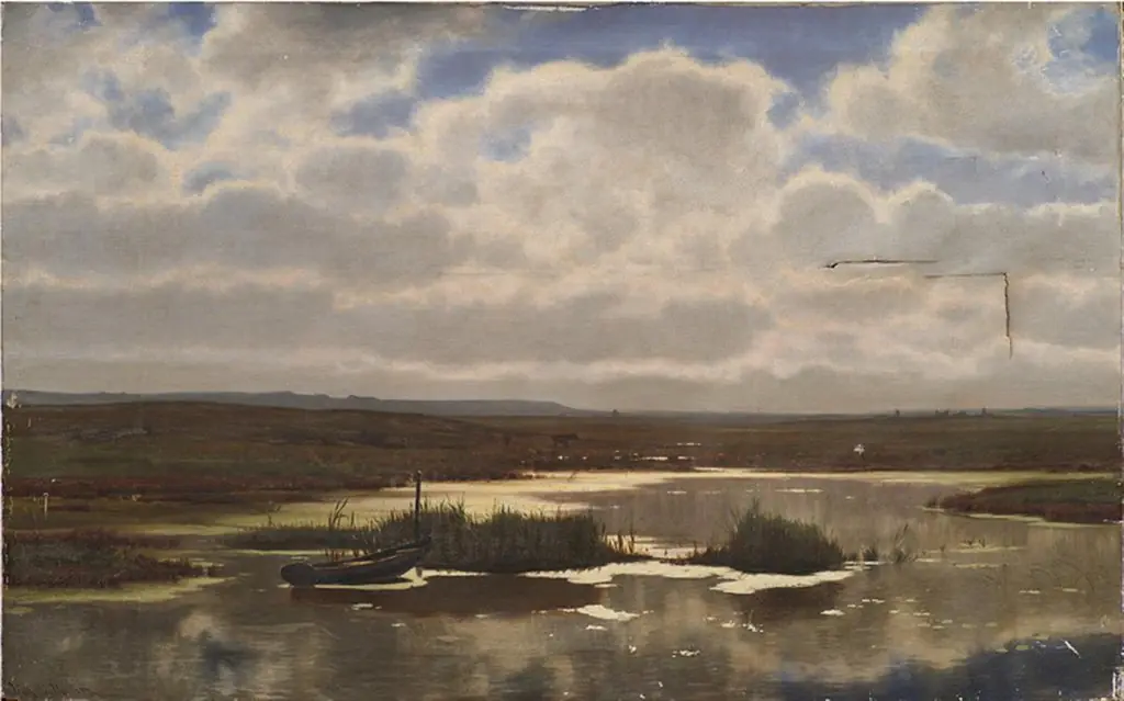 Hede med en mose, by Vilhelm Groth