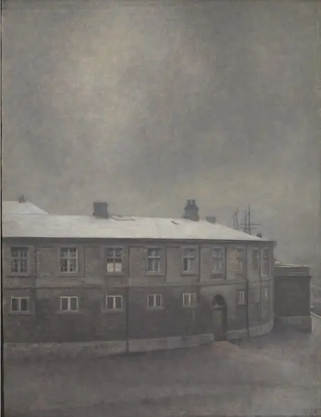 A Wing of Christiansborg Palace, by Vilhelm Hammershøi