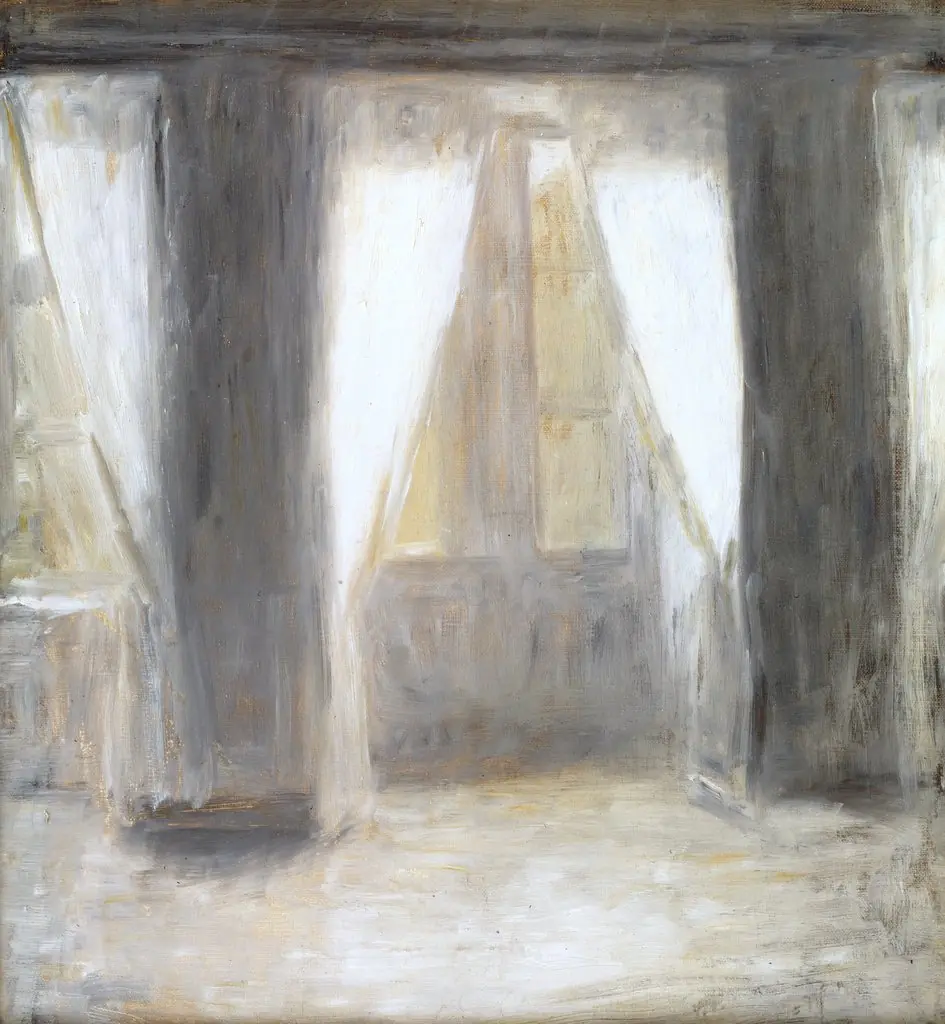 Dagligstuen på Frederiksberg Allé, by Vilhelm Hammershøi