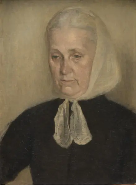 Frederikke Amalie Hammershøi, f. Rentzmann, kunstnerens moder, by Vilhelm Hammershøi