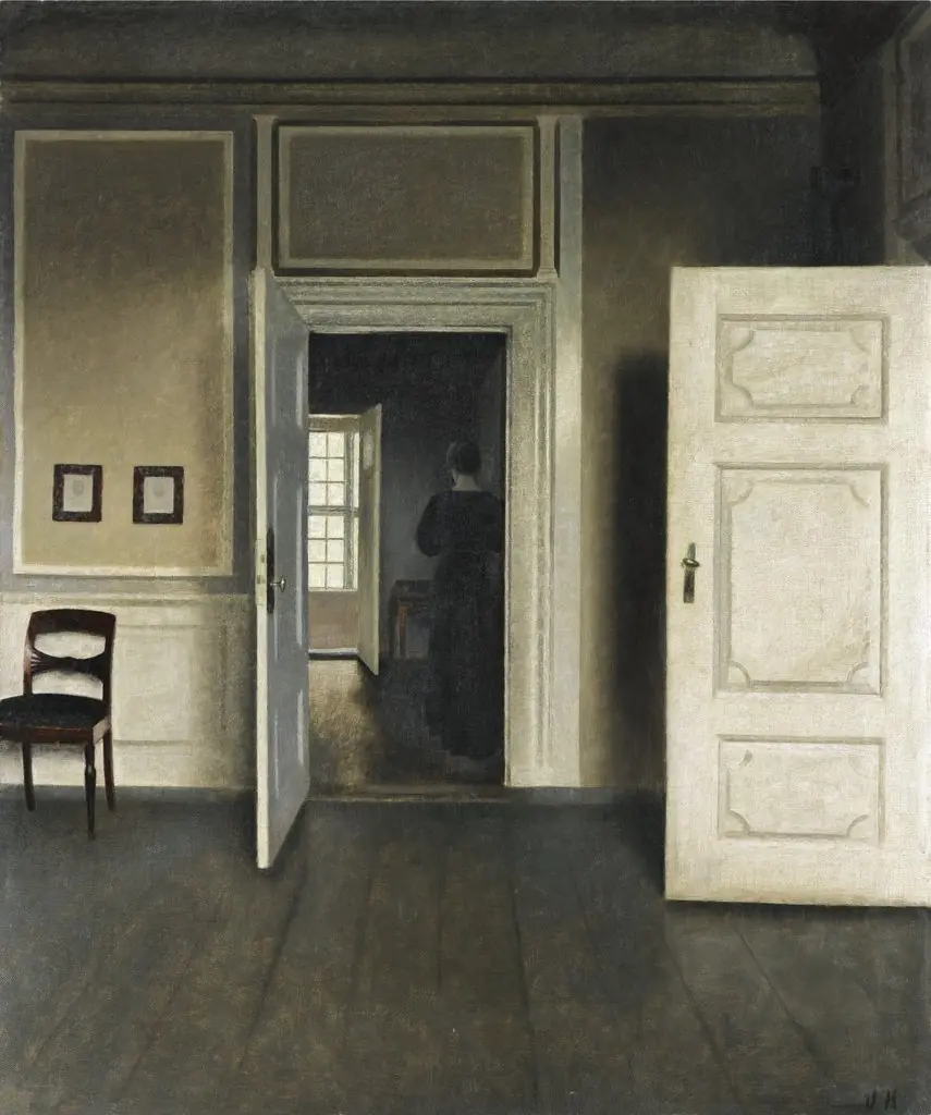 Interior. Strandgade 30, by Vilhelm Hammershøi