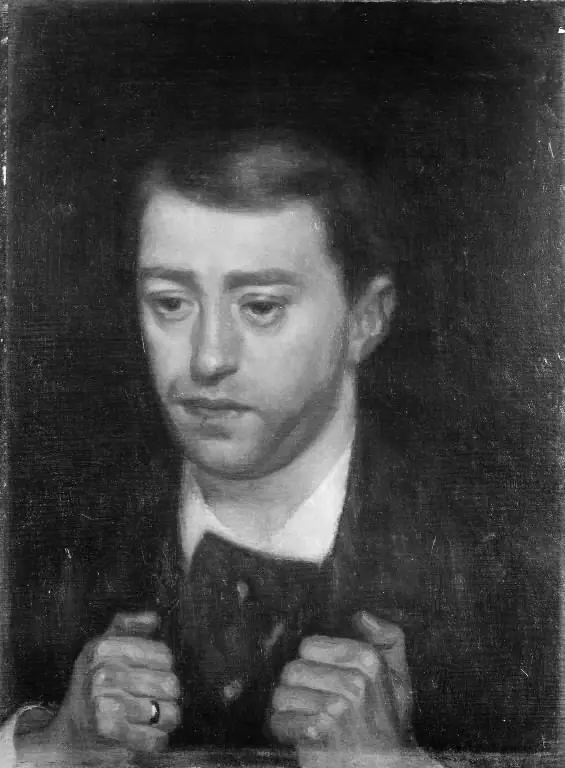 Komponisten Fini Henriques, by Vilhelm Hammershøi
