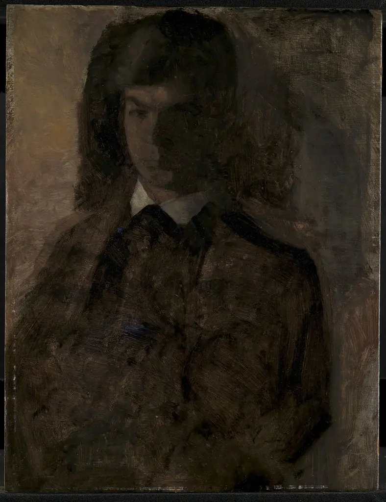 Maleren Svend Hammershøi, kunstnerens broder, by Vilhelm Hammershøi