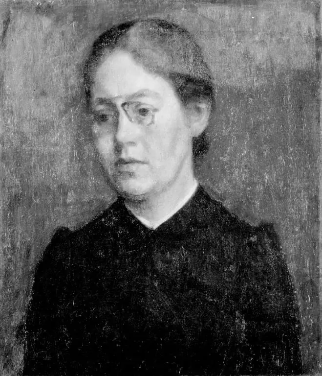 Malerinden Elisabeth Wandel, by Vilhelm Hammershøi