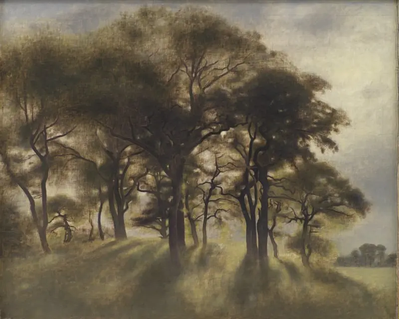Near Fortunen, Jægersborg Deer Park, North of Copenhagen, by Vilhelm Hammershøi