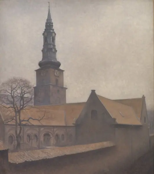 St. Peter's Church, Copenhagen, by Vilhelm Hammershøi