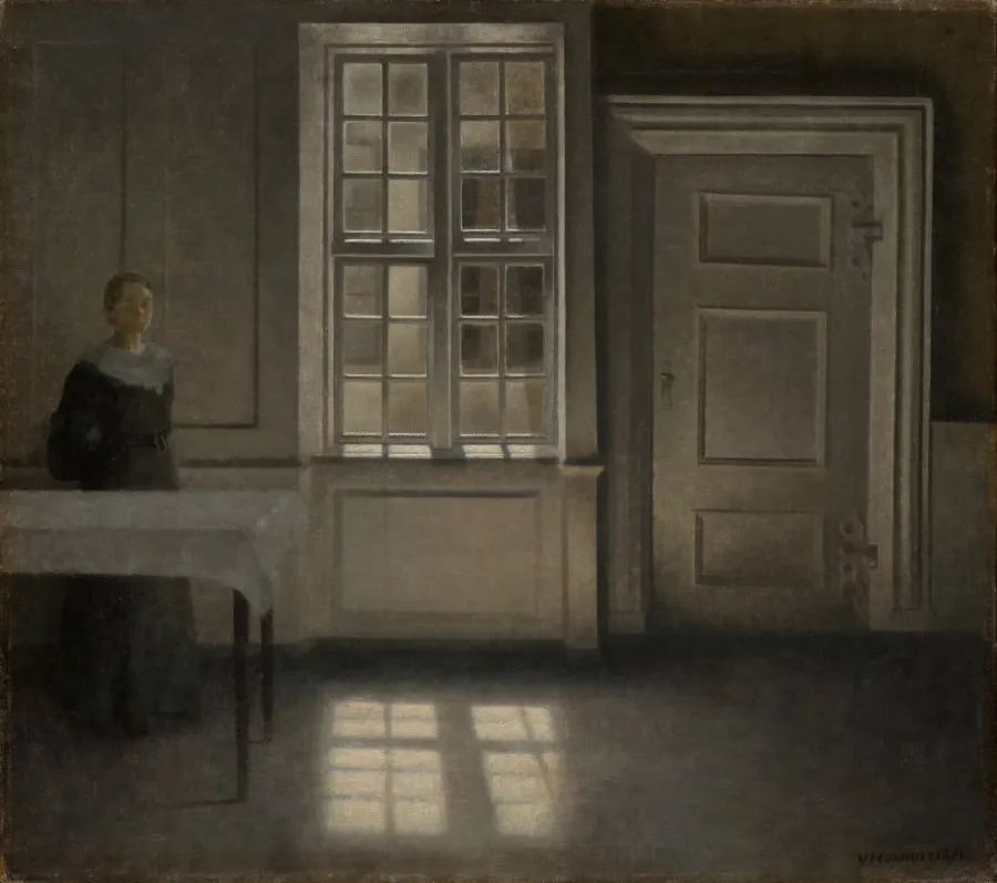 Strandgade, Sunshine, by Vilhelm Hammershøi, unspecified, 1906