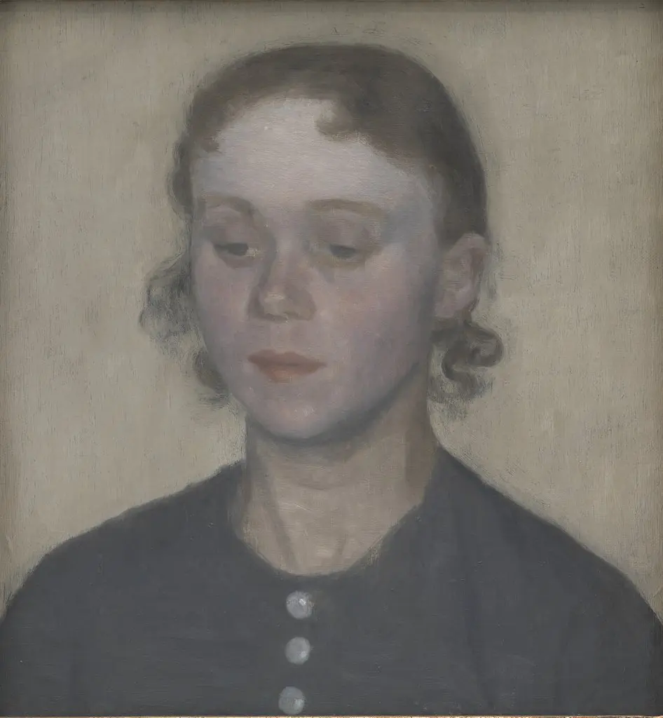 The Artist's Wife, Ida Hammershøi, née Ilsted, by Vilhelm Hammershøi