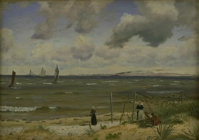 Hornbæk Strand in the North of Sealand
