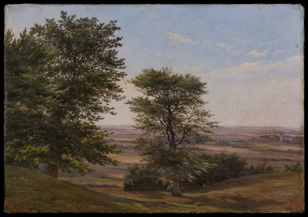 Landscape with Oaks, by Vilhelm Kyhn
