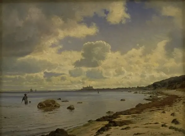 Sjællands nordkyst med udsigt til Kronborg