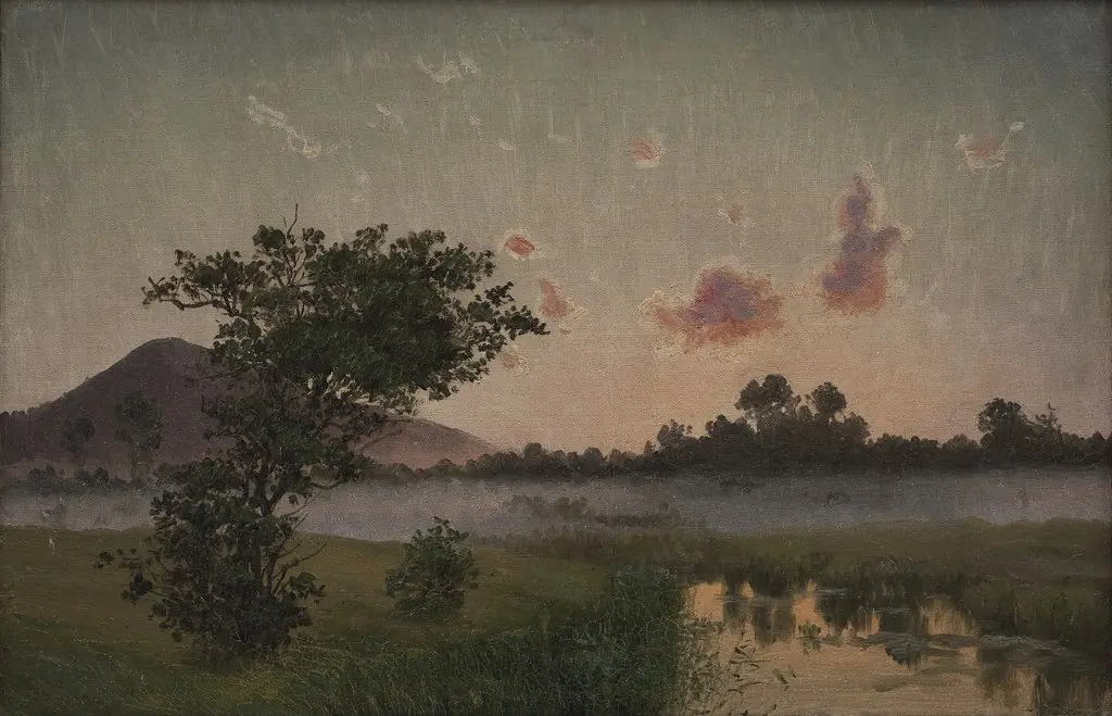 Summer Evening near Ry, by Vilhelm Kyhn