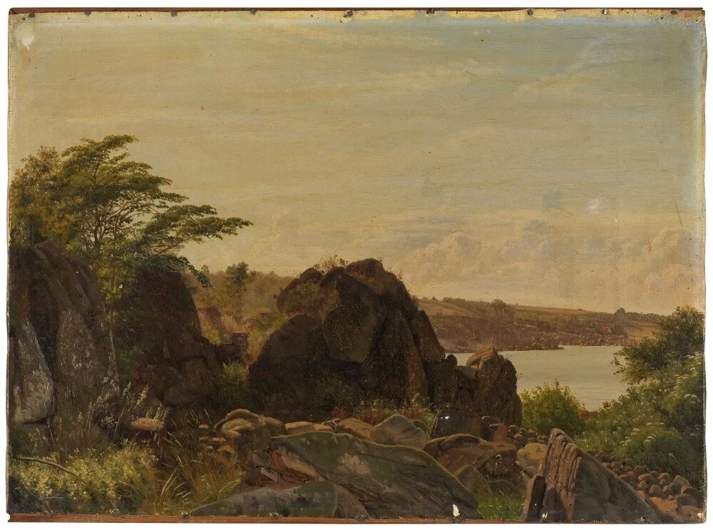 View from Bornholm, by Vilhelm Kyhn, oil, 1890
