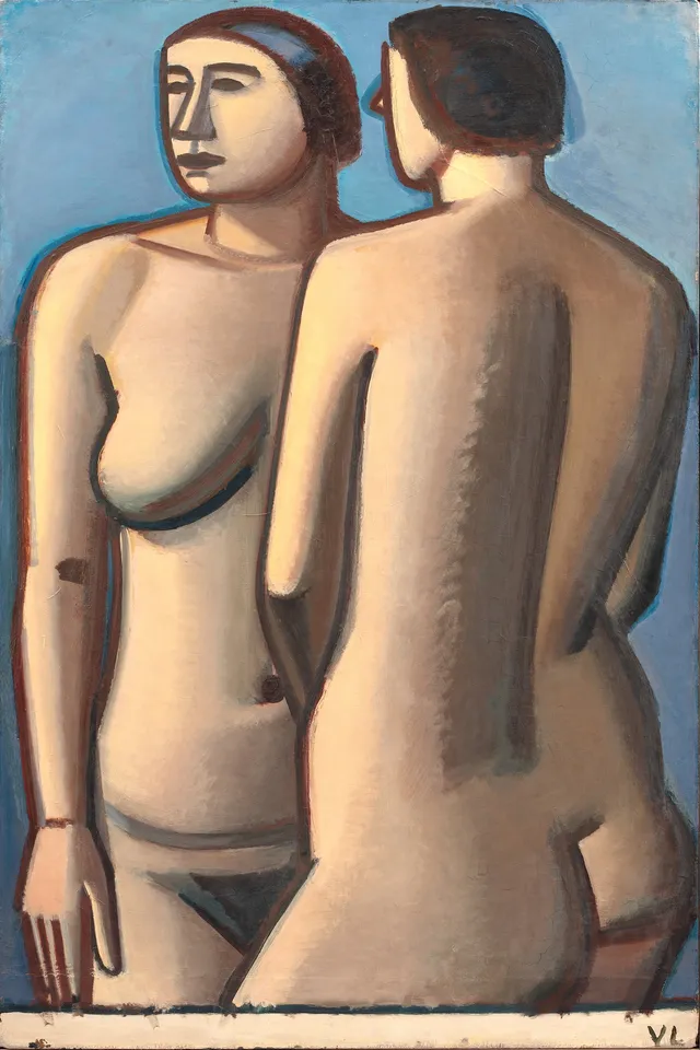 Two Female Nudes — Vilhelm Lundstrøm