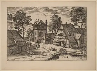 Village with Pond