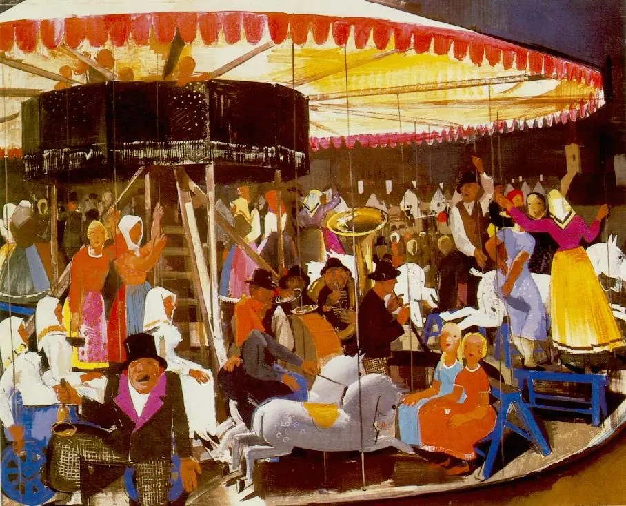 Carousel, by Vilmos Aba-Novák