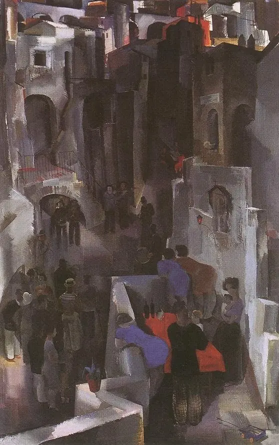 Concert in the Square, by Vilmos Aba-Novák