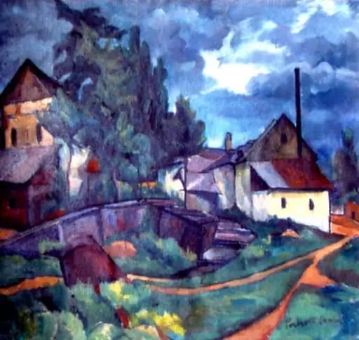 Peisaj băimărean, by Vilmos Perlrott-Csaba