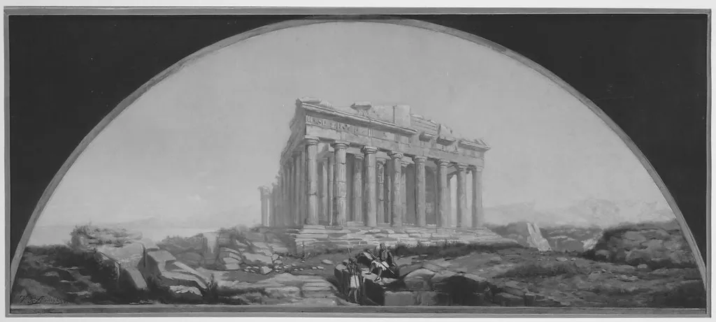 The Parthenon, by Vincent G. Stiepevich, oil, 1880