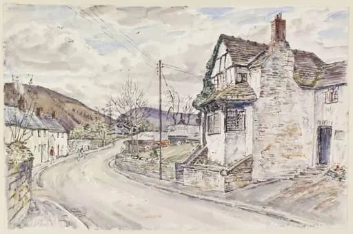 The Old Parsonage, New Radnor, by Vincent Henry Lines