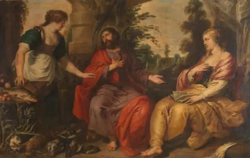 Christ with Martha and Mary, by Vincent Malo