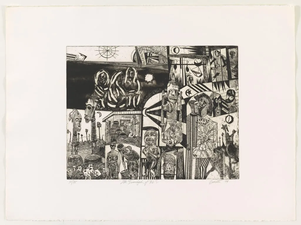 Untitled, by Vincent Smith, ink, 1974