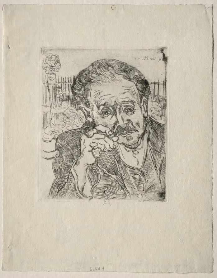 Dr. Gachet, by Vincent van Gogh, 1890