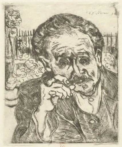 Dr. Gachet (Man with a Pipe), by Vincent van Gogh