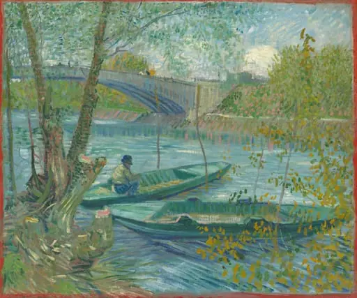 Fishing in Spring, the Pont de Clichy (Asnières), by Vincent van Gogh