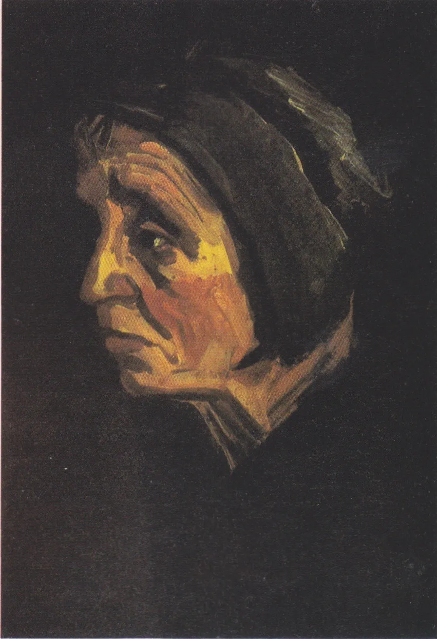 Head of a Woman, by Vincent van Gogh, oil