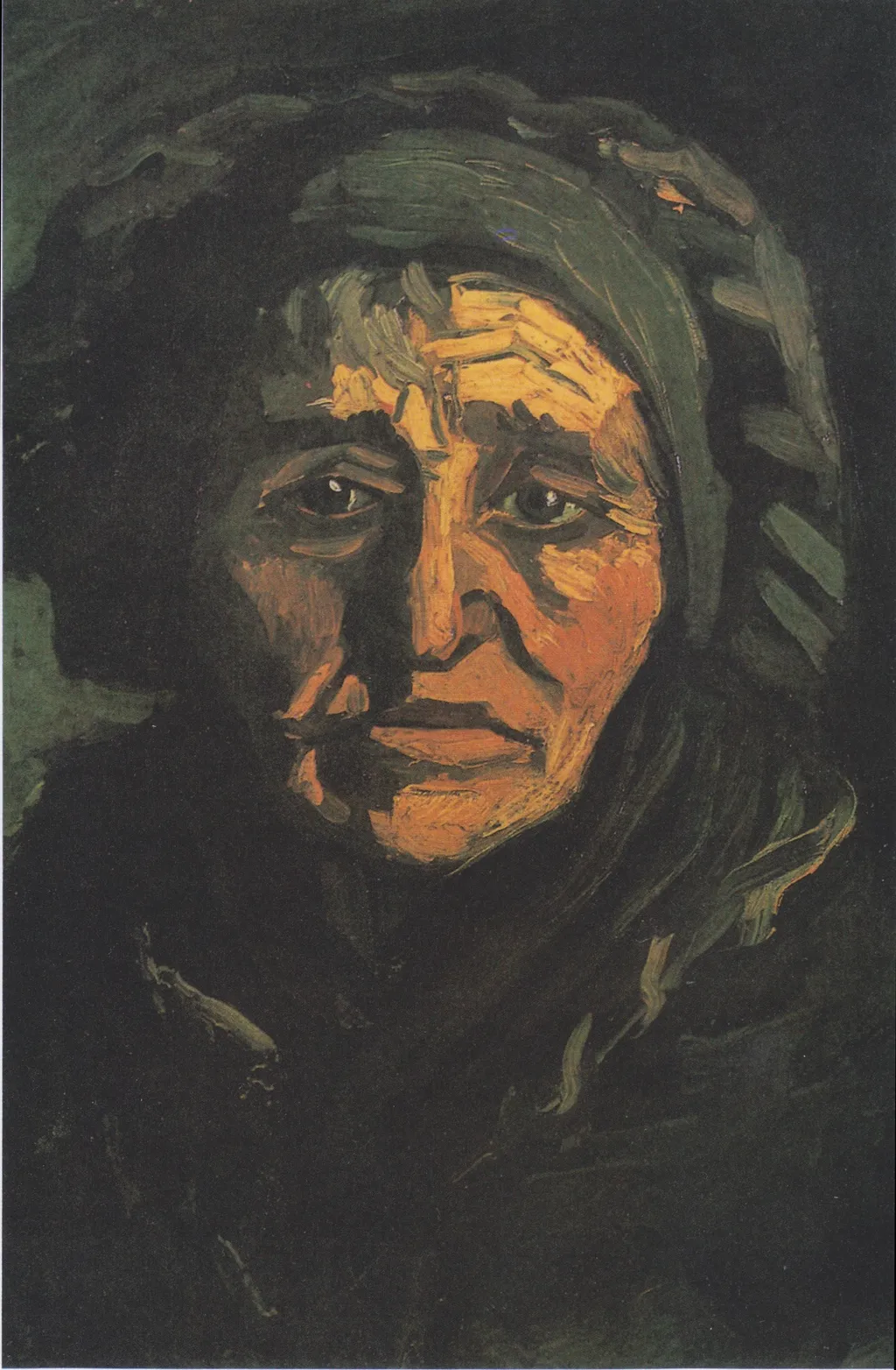 Head of a Woman (KM 111.262), by Vincent van Gogh, oil