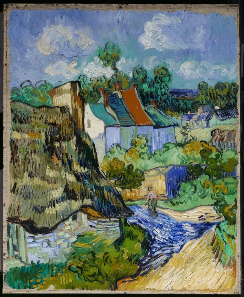 Houses in Auvers, by Vincent van Gogh