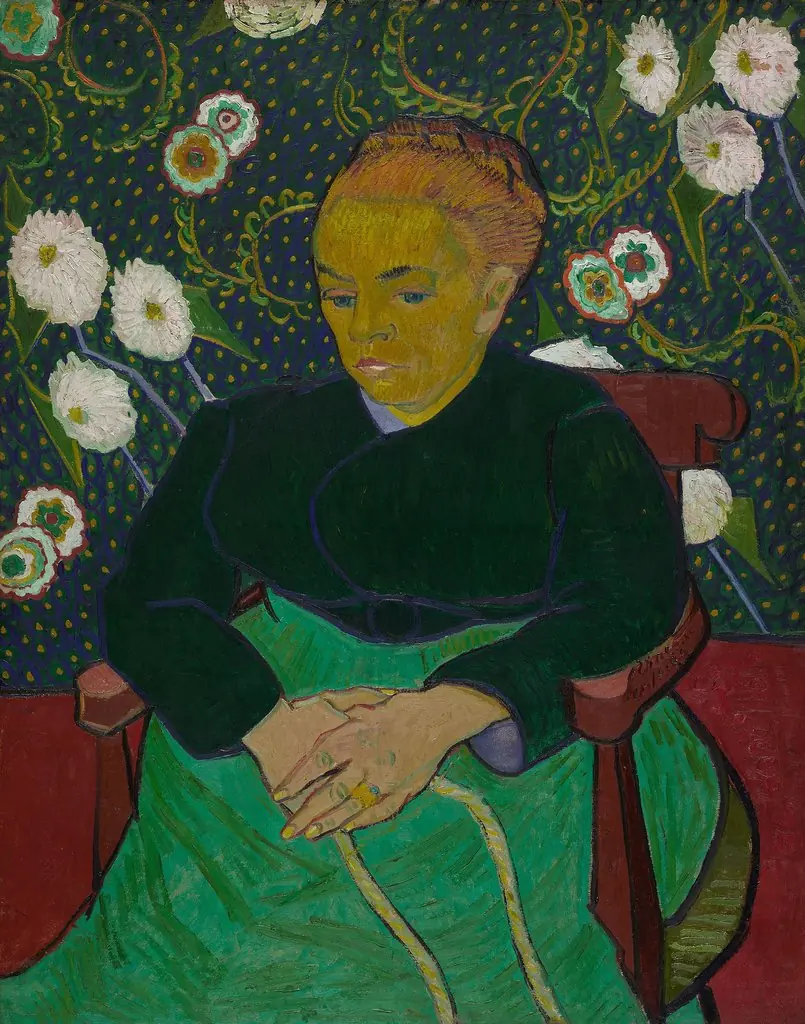 Madame Roulin Rocking the Cradle (La Berceuse), by Vincent van Gogh