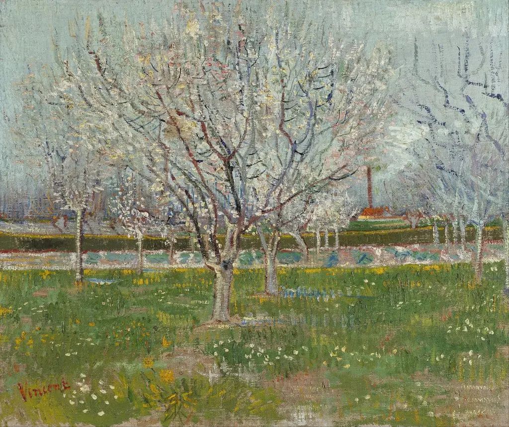 Orchard in Blossom, by Vincent van Gogh