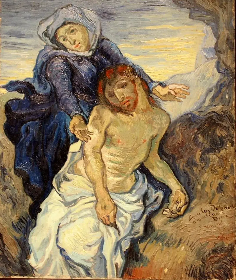 Pietà, by Vincent van Gogh