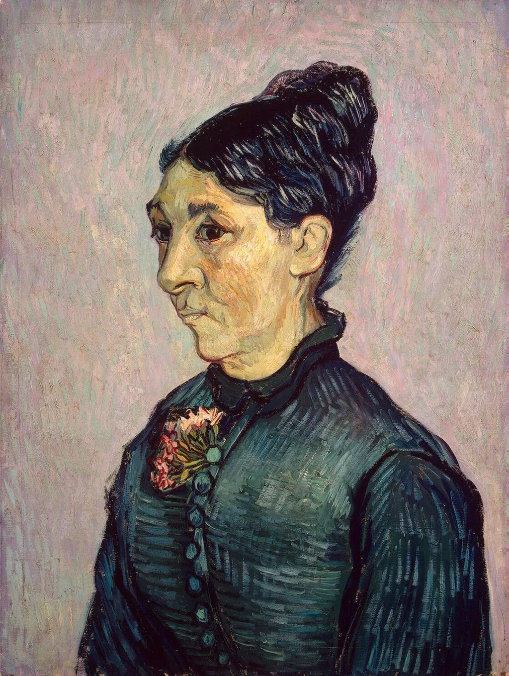 Portrait de Madame Trabuc, by Vincent van Gogh, unspecified, 1889