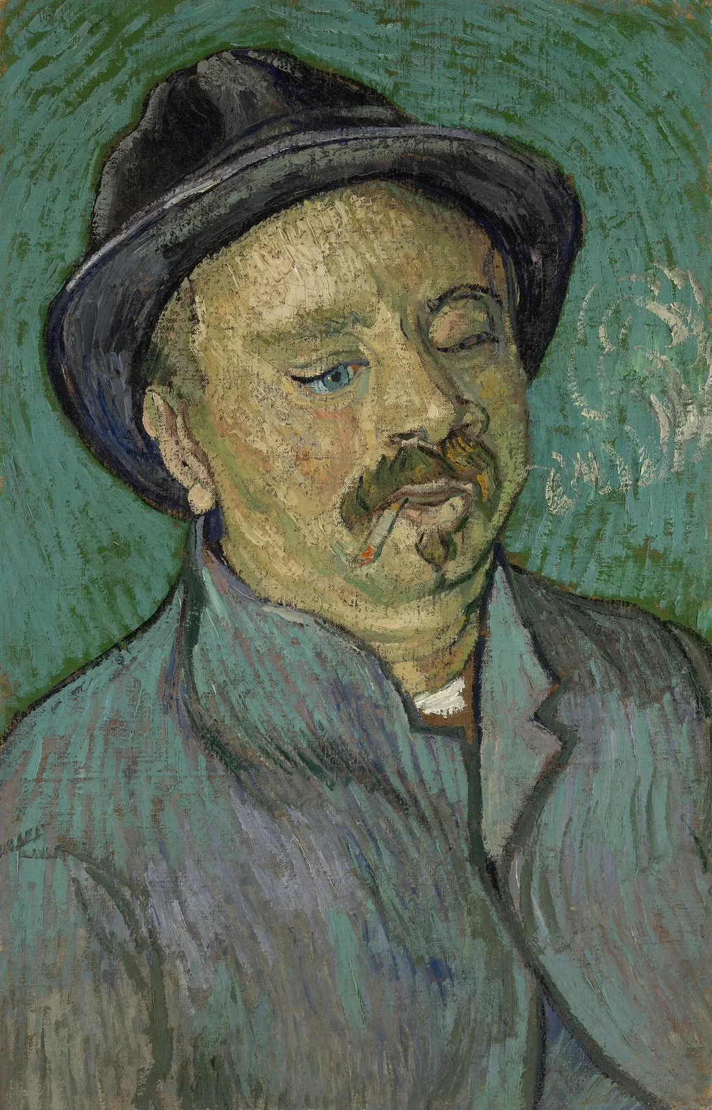Portrait of a One-Eyed Man, by Vincent van Gogh, oil