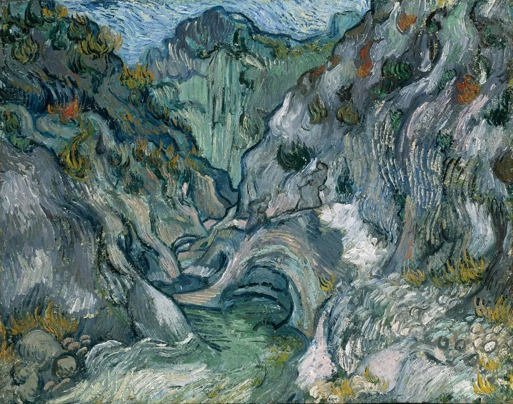 Ravine, by Vincent van Gogh, oil