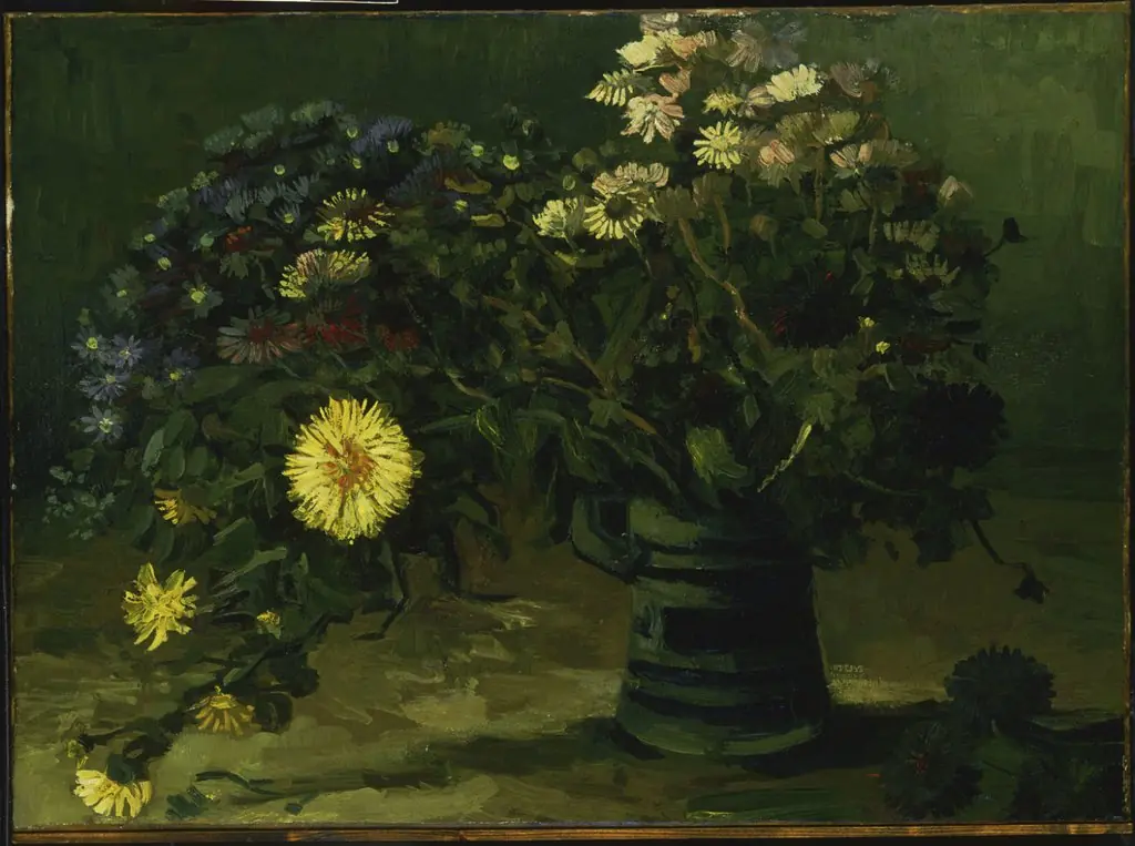 Still Life with a Bouquet of Daisies, by Vincent van Gogh