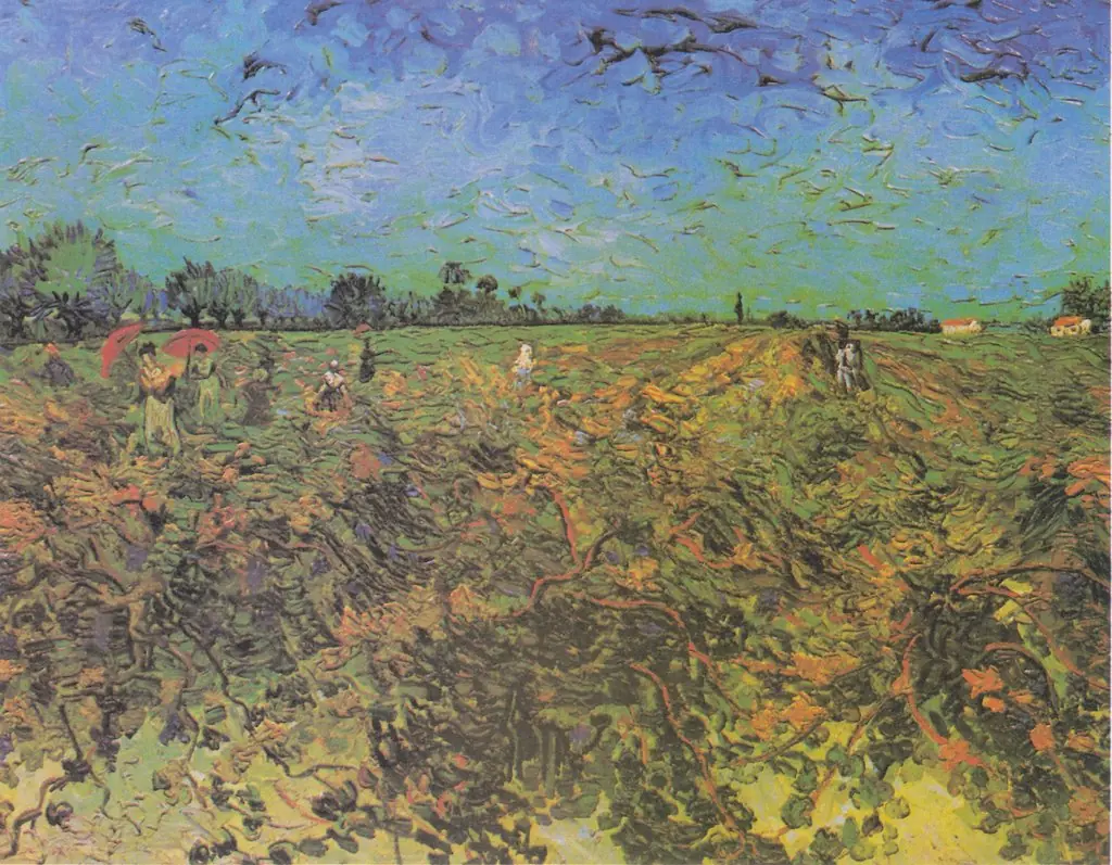 The green vineyard, by Vincent van Gogh