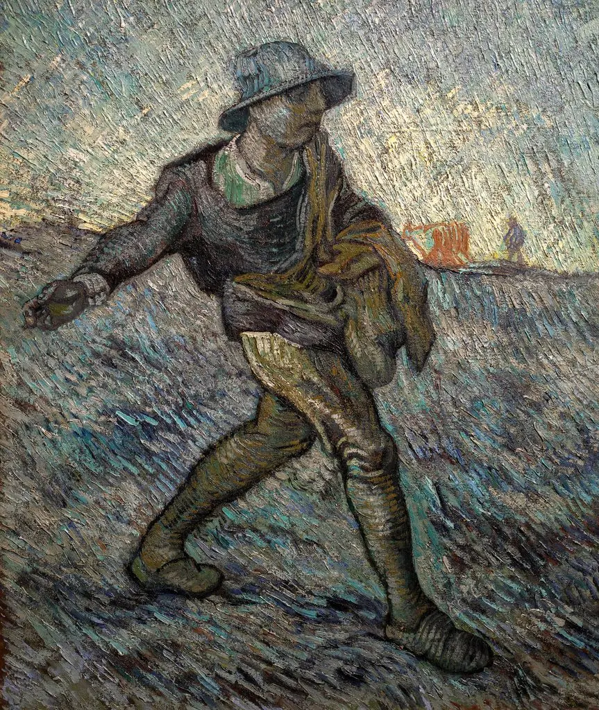The Sower (after Millet), by Vincent van Gogh