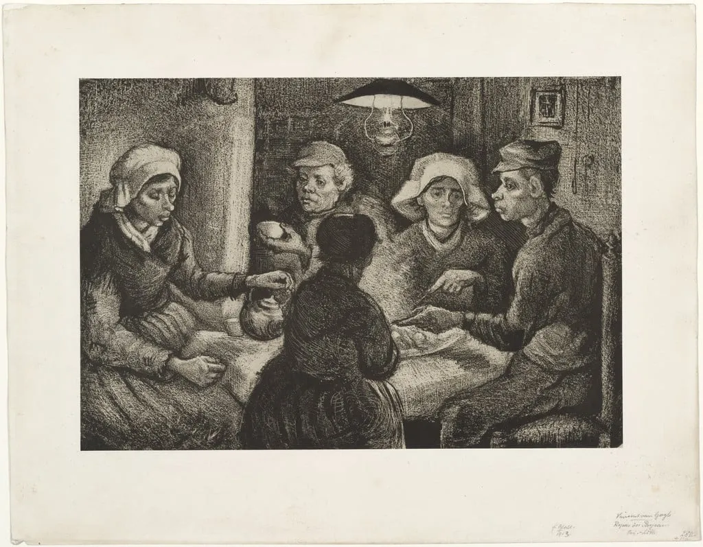 Untitled, by Vincent van Gogh, ink, 1885