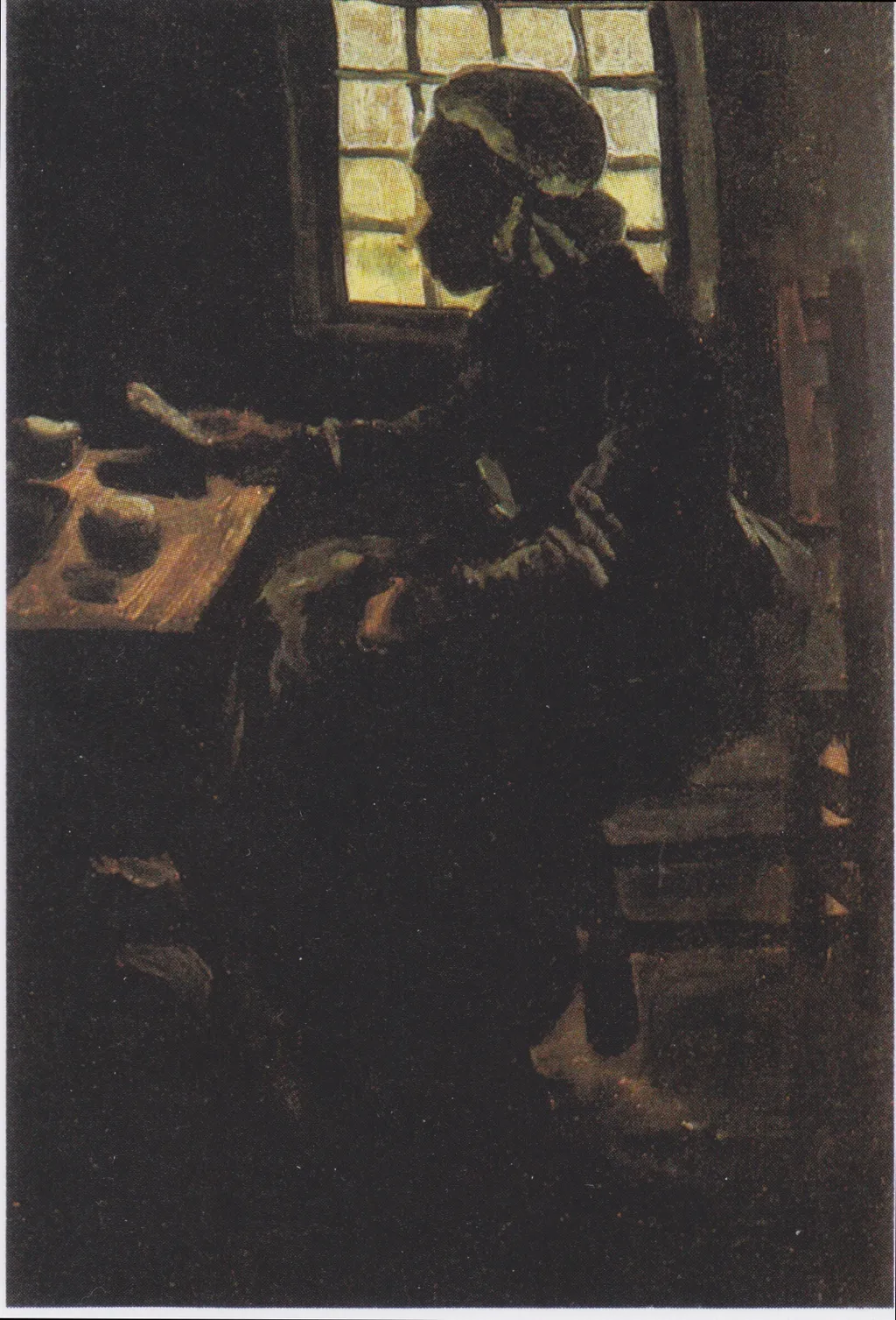 Woman at Table, by Vincent van Gogh, oil