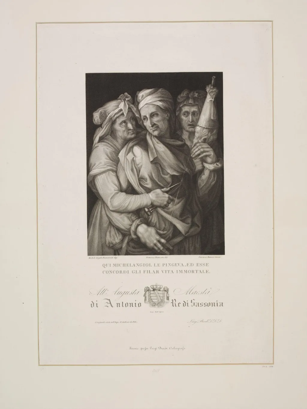 The Fates, by Vincenzio Benucci, 1850