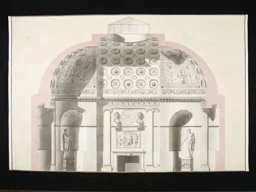 Design for an Antique Gallery, by Vincenzo Brenna