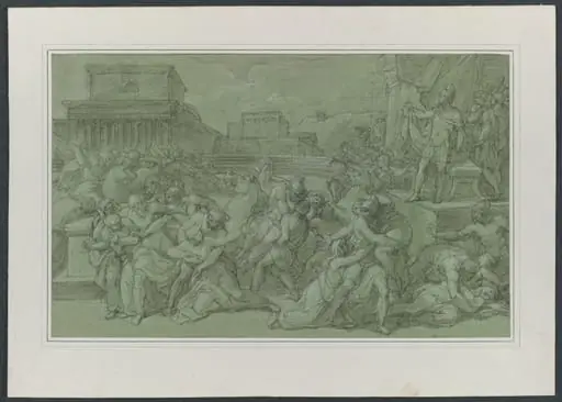 Rape of the Sabines, by Vincenzo Camuccini