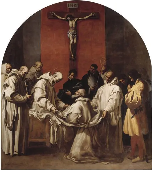 Bishop Hugo wears the Carthusian Habit, by Vincenzo Carducci